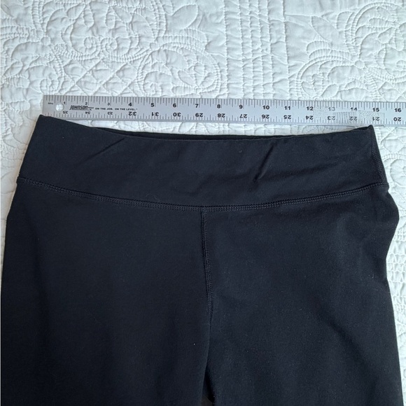 PACT  Women's Large Black Straight Leg Organic Cotton Stretch Athleisure - Picture 3 of 5